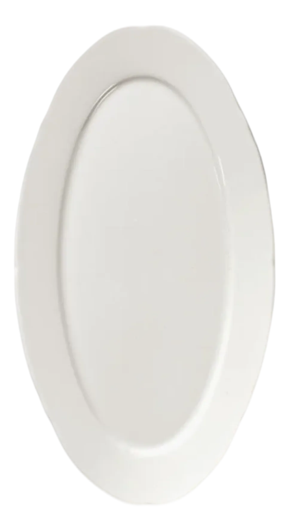 Dinerbord Serax Oval S White Silhouette 19 cm