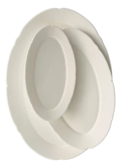 Dinerbord Serax Oval S White Silhouette 19 cm