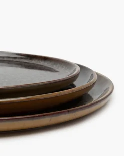 Dinerbord Serax Surface Tableware By Sergio Herman Indi Grey L 27 x 27 x 1,5 cm