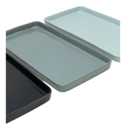 Dinerbord Serax Terres De Rêves Tableware By Anita Le Gr Smoky Blue L 37,3 x 18 cm