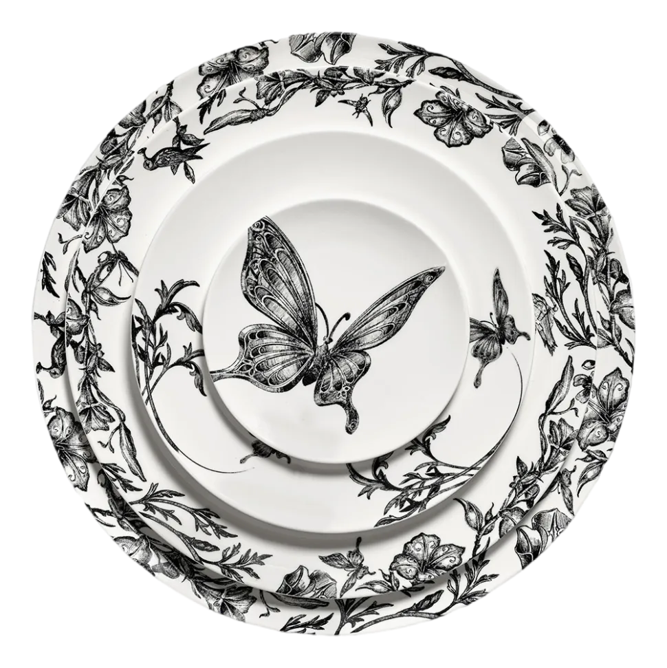 Dinerbord Serax XL Enchanted Garden Unity White 27 cm