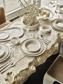 Dinerbord Serax Zuma Tableware By Kelly Wearstler White M 25,5 cm