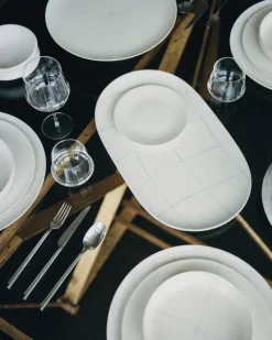 Dinerbord Serax Zuma Tableware By Kelly Wearstler White M 25,5 cm