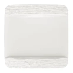 Dinerbord Villeroy & Boch Manufacture Rock Blanc Vierkant (6-Delig)