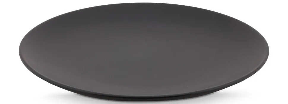 Dinerbord vtwonen Matt Black 25.5 cm (Set van 6)