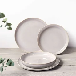 Dinerset Villeroy & Boch Crafted Cotton Wit (4-delig)