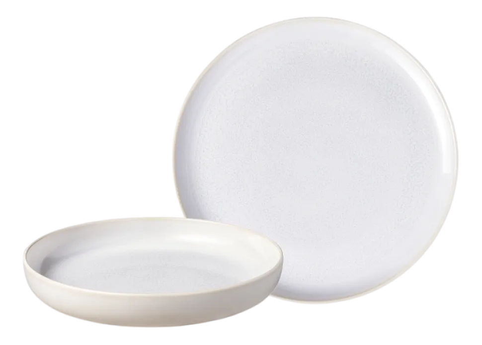 Dinerset Villeroy & Boch Crafted Cotton Wit (4-delig)