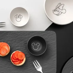 Dipschaaltje Villeroy & Boch Manufacture Rock Mickey Mouse Zwart 60ml (Set van 6)