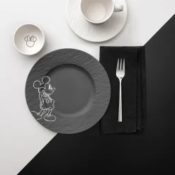 Dipschaaltje Villeroy & Boch Manufacture Rock Mickey Mouse Blanc 60ml (Set van 6)