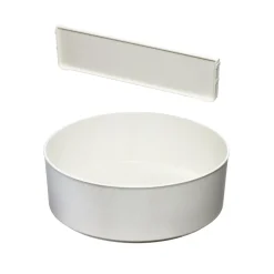 iDesign Draaiplateau Ro Pansino Hoog met Verdeler Wit (25,5 x 9,7 cm) Hot