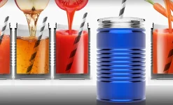 Drinkbeker Asobu Mason Jar I can Zilver 540 ml