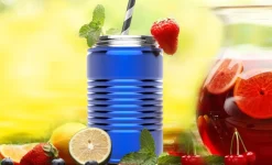 Asobu Drinkbeker Mason Jar I can Rood 540 ml New