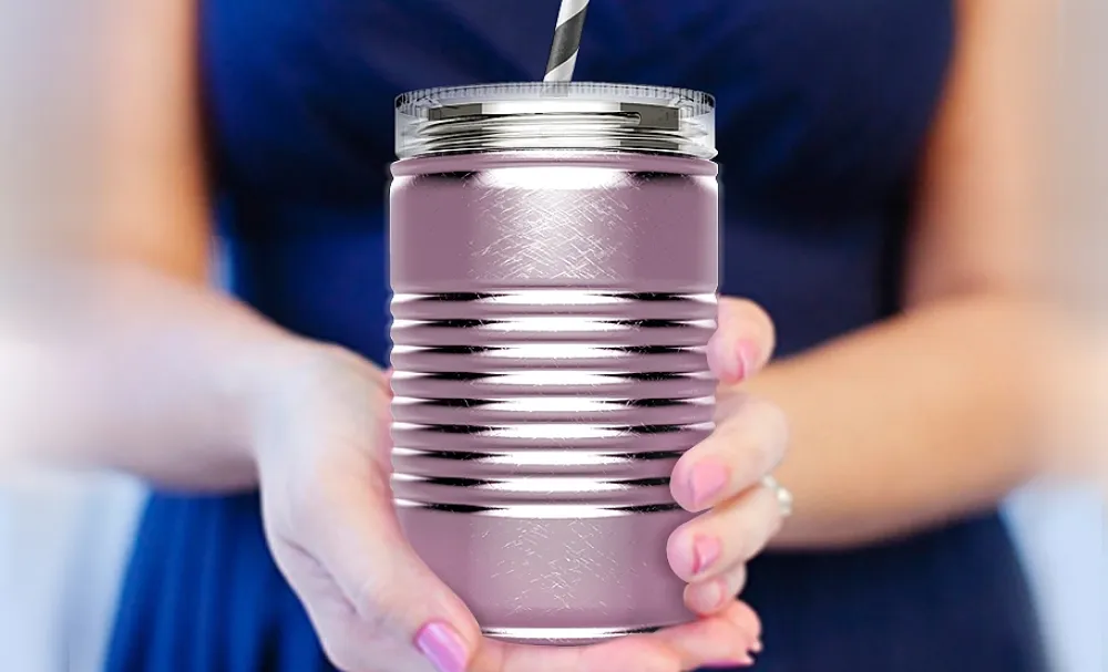 Asobu Drinkbeker Mason Jar I can Blauw 540 ml Online