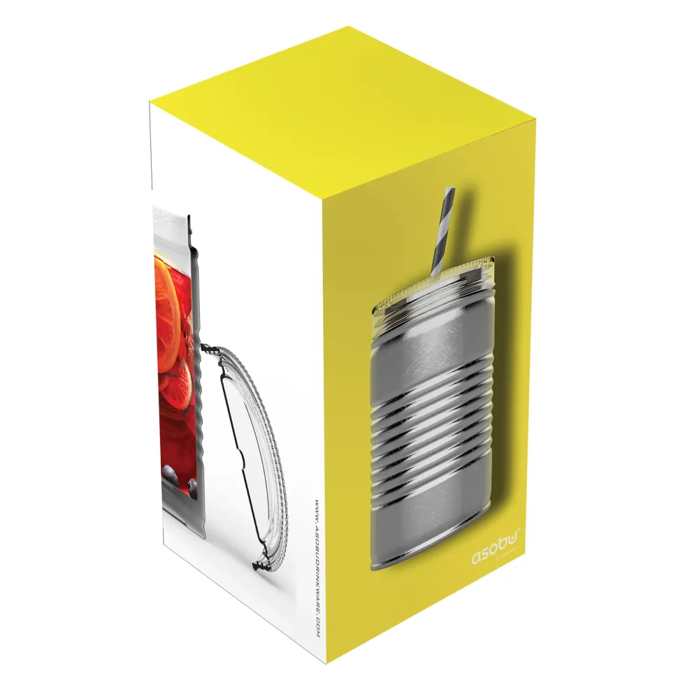 Asobu Drinkbeker Mason Jar I can Blauw 540 ml Online