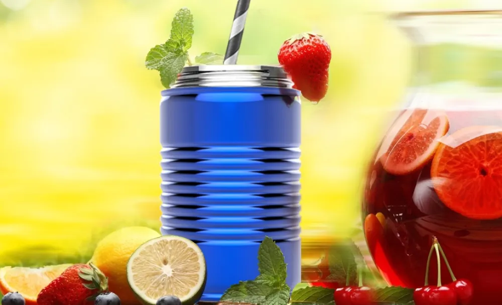 Asobu Drinkbeker Mason Jar I can Blauw 540 ml Online