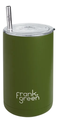 Frank Green Drinkbeker Iced Coffee Cup Khaki 425 ml Hot