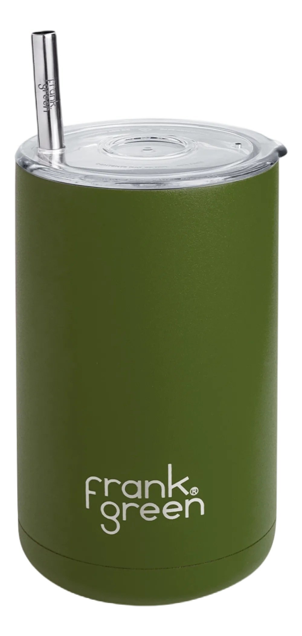 Frank Green Drinkbeker Iced Coffee Cup Khaki 425 ml Hot