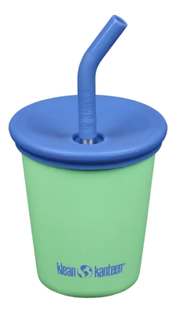 Drinkbeker Klean Kanteen Kids Kid Cup 296ml Straw Cap Spring Bud