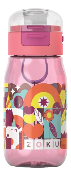 Drinkfles ZOKU Kids Flip Pink Fairytale 475 ml
