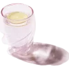 Dubbelwandig Glas Bodum Pavina Paris Twisted Roze 270 ml (Set van 2)