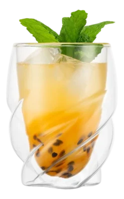 Dubbelwandig Glas Bodum Pavina Paris Twisted Transparant 270 ml (Set van 6)
