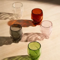 Bodum Dubbelwandig Glas Pavina Paris Twisted Amber 270 ml (Set van 2) New
