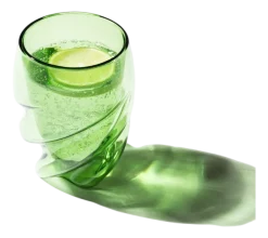 Bodum Dubbelwandig Glas Pavina Paris Twisted Groen 270 ml (Set van 6) Hot