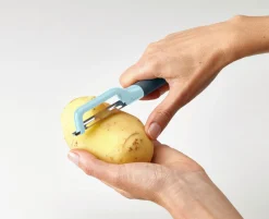 Joseph Joseph Dunschiller Duo Swivel Peeler Blauw Outlet