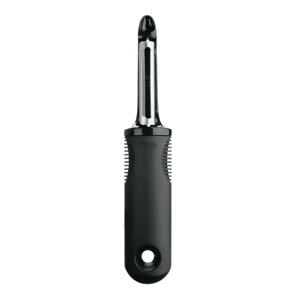 Dunschiller OXO Good Grip Zwart RVS 17 cm