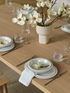 Bolia Eierdop Edge Egg Cup - 4 pcs. Ecru (Set van 4) Outlet