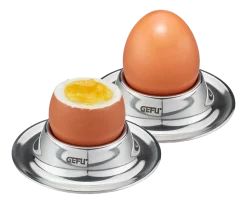 Gefu Eierdop Ovo Zilver (2-delig)