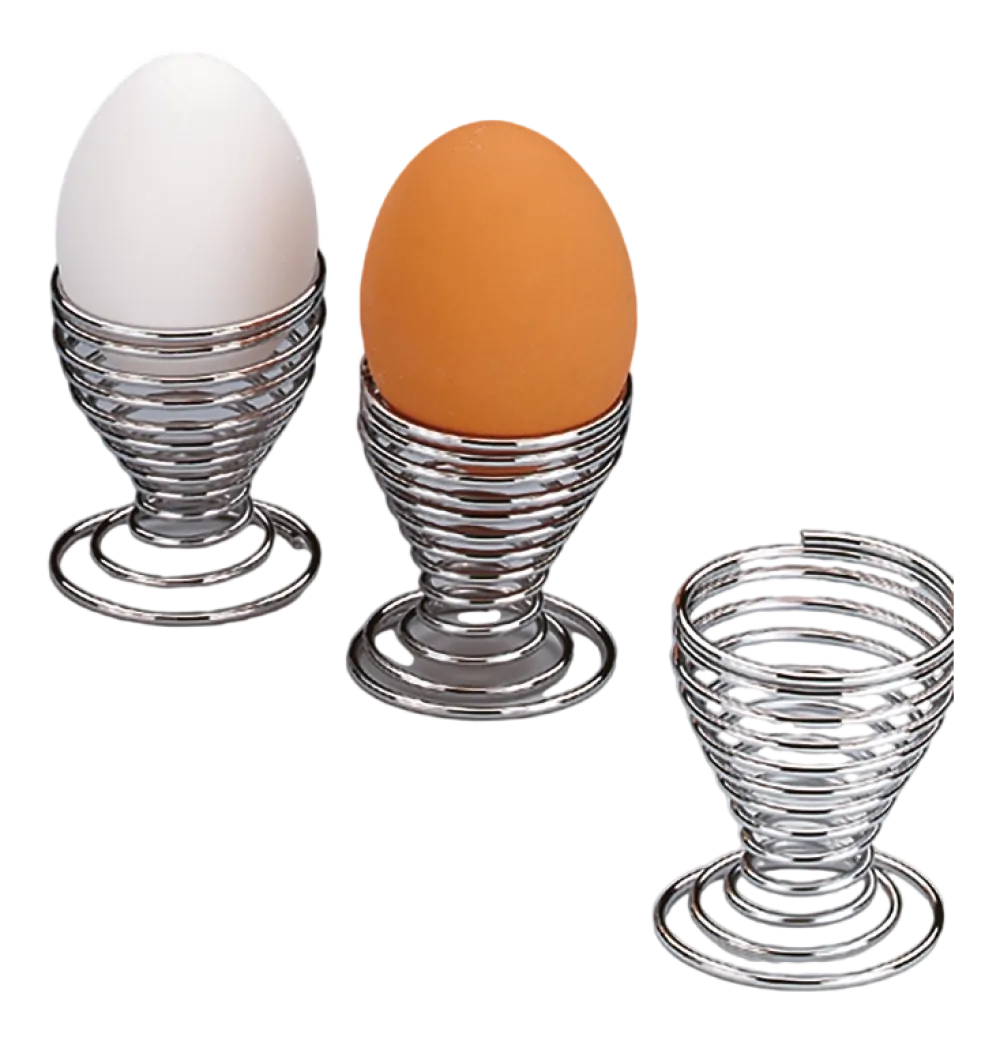 Kela Eierdop Globul Zilver 5 cm (Set van 4) Outlet