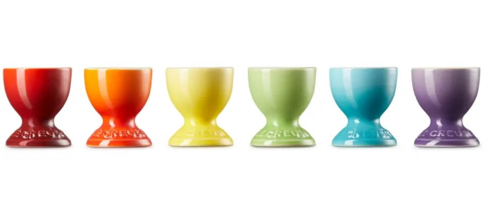 Eierdop Le Creuset Regenboog (6-Delig)
