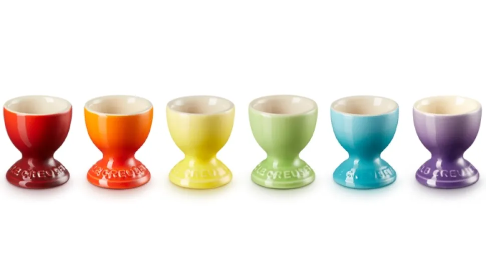 Eierdop Le Creuset Regenboog (6-Delig)