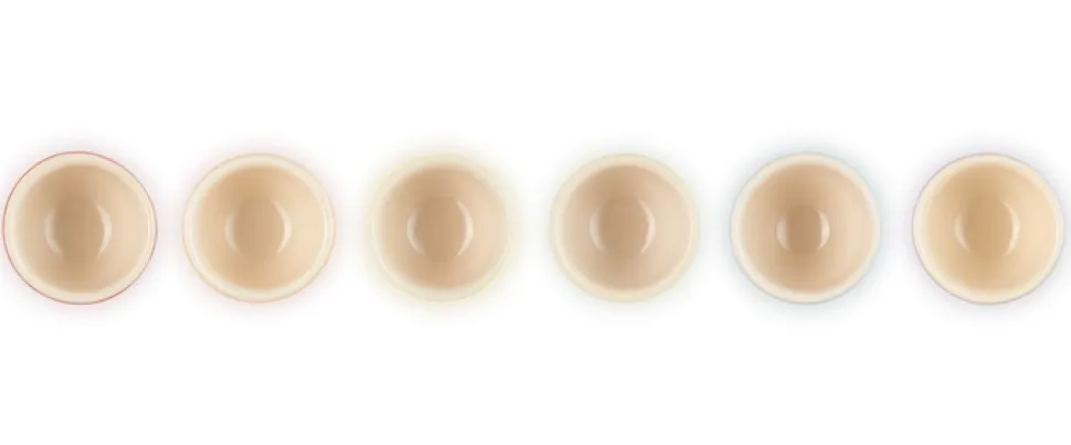 Eierdop Le Creuset Regenboog (6-Delig)