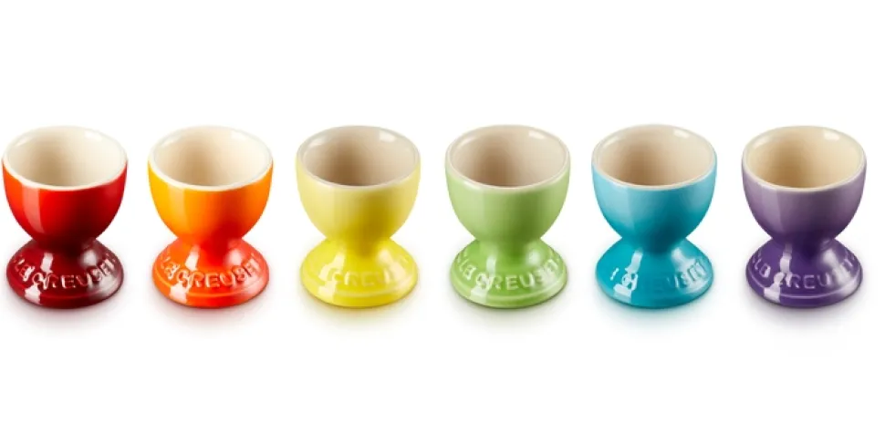 Eierdop Le Creuset Regenboog (6-Delig)
