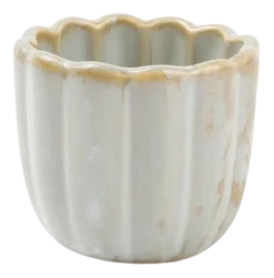 Eierdop Salt & Pepper Lotus White (Set van 4)