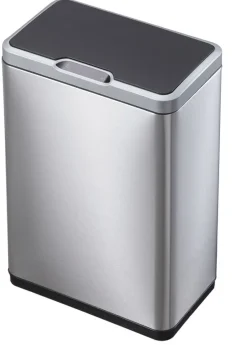 EKO afvalbak Recycle Mirage Sensor Bin 2x20L Mat RVS Hot
