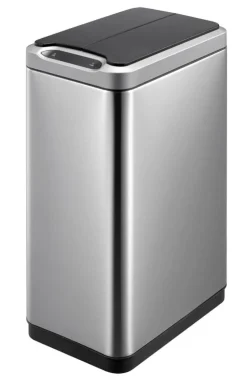 EKO afvalbak Recycle Phantom Sensor Bin 2x20L Mat RVS