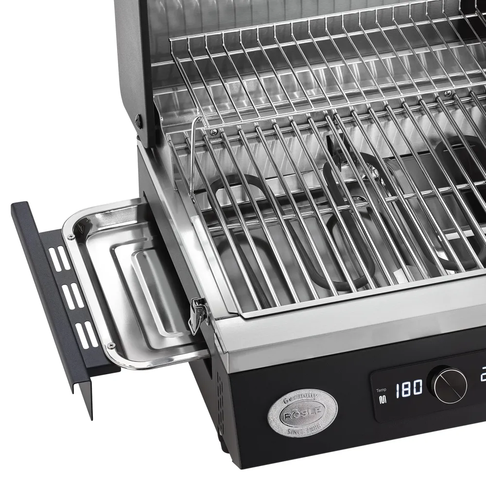 Rosle Elektrische Barbecue Rösle Videro E2-P Zwart