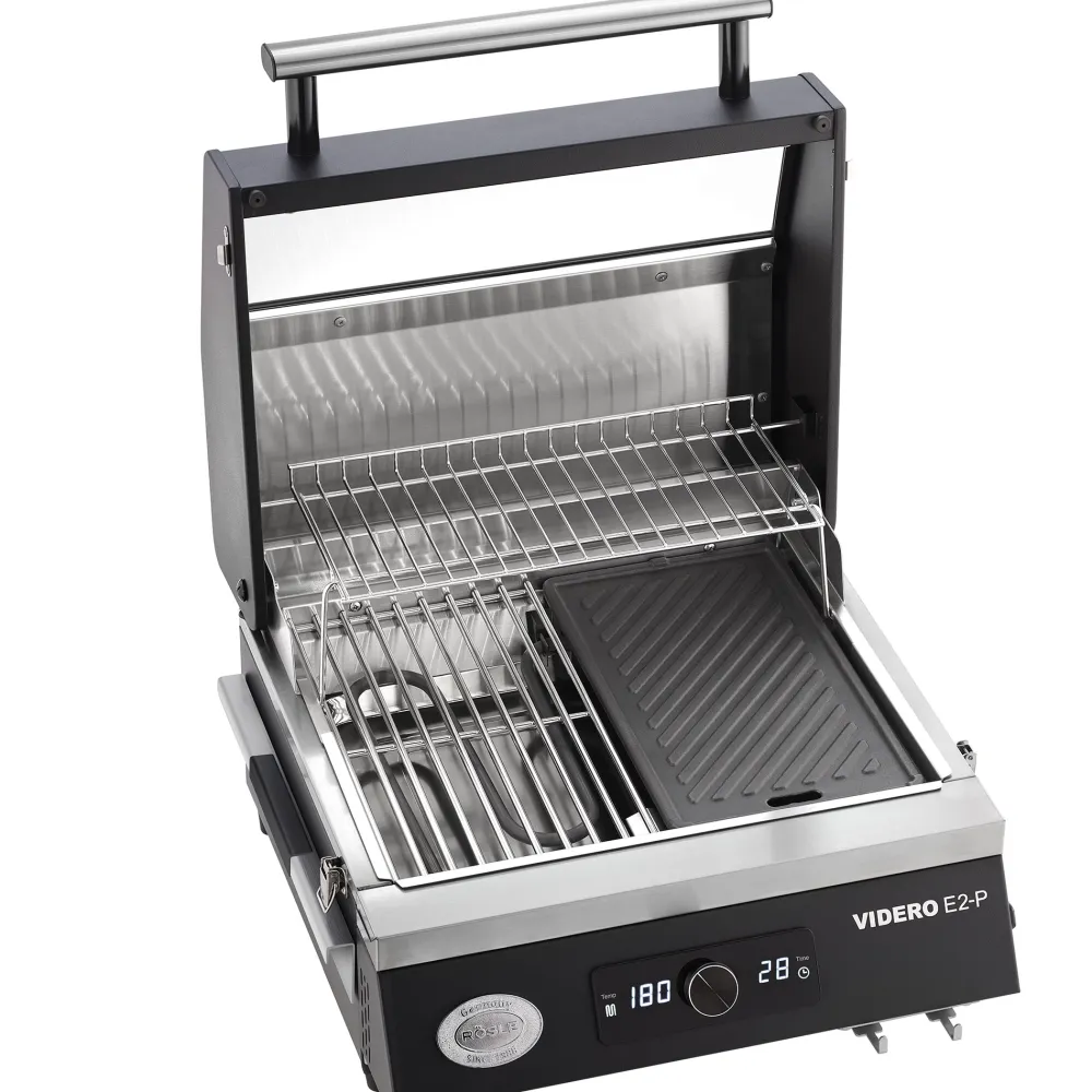 Rosle Elektrische Barbecue Rösle Videro E2-P Zwart