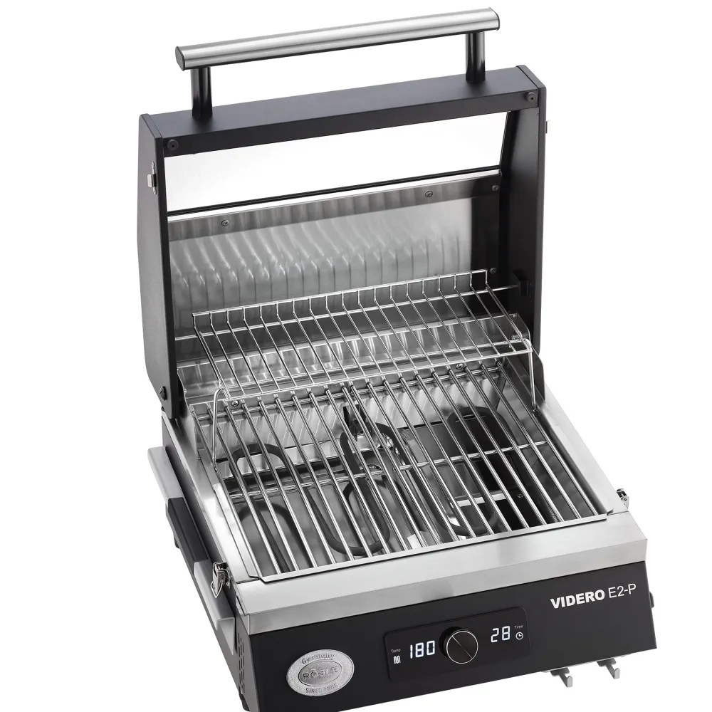 Rosle Elektrische Barbecue Rösle Videro E2-P Zwart