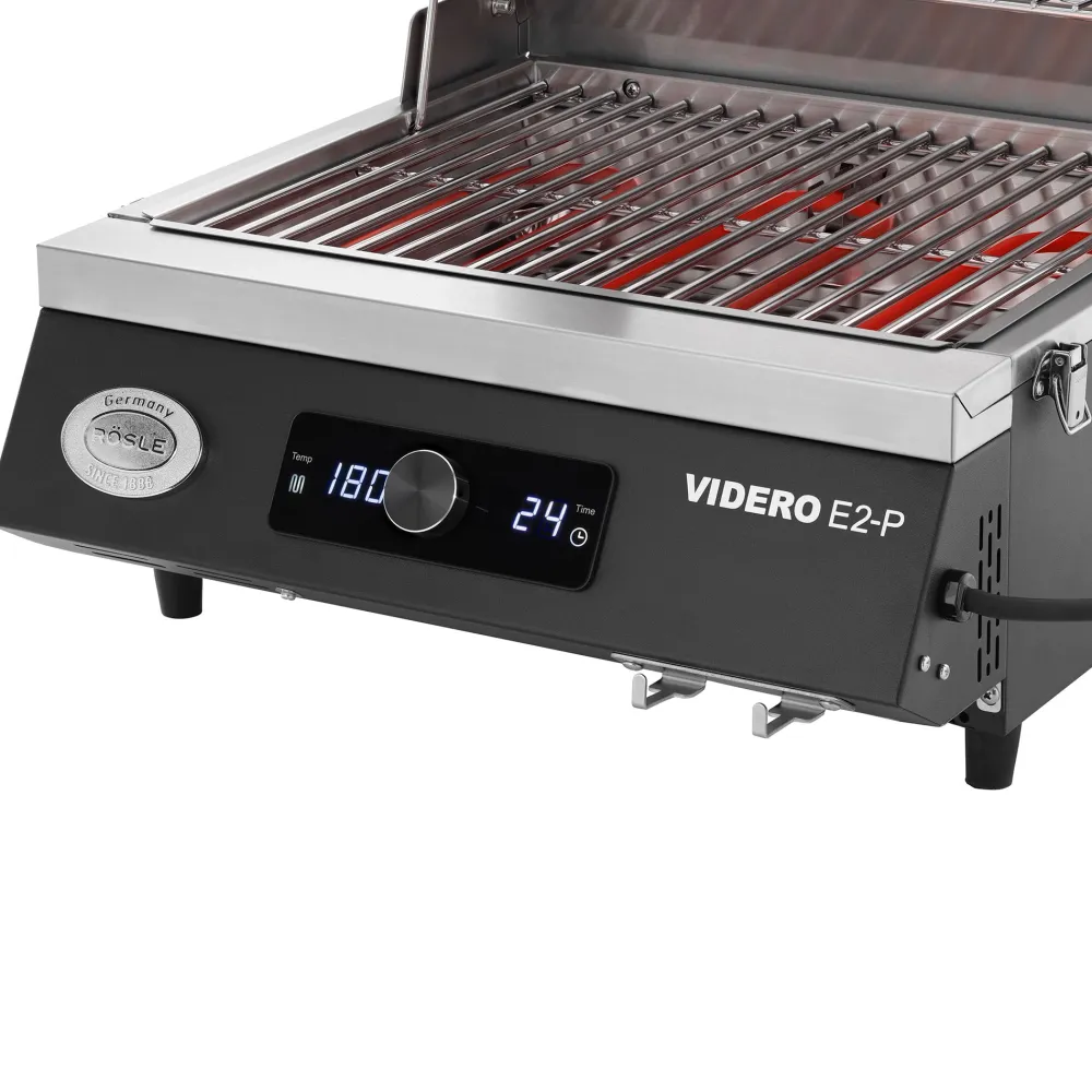Rosle Elektrische Barbecue Rösle Videro E2-P Zwart
