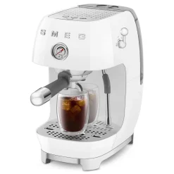 Espresso koffiemachine Smeg ECF03WHEU 50's Style Wit