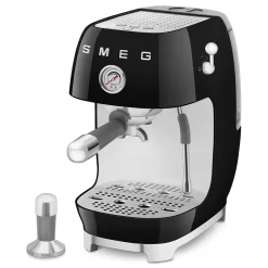 Espresso koffiemachine Smeg ECF03BLEU 50's Style Zwart