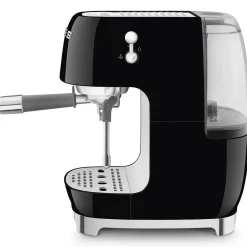 Espresso koffiemachine Smeg ECF03BLEU 50's Style Zwart