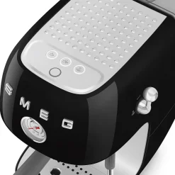 Espresso koffiemachine Smeg ECF03BLEU 50's Style Zwart
