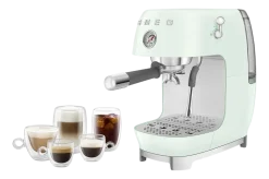 Espresso koffiemachine Smeg ECF03PGEU 50's Style Watergroen