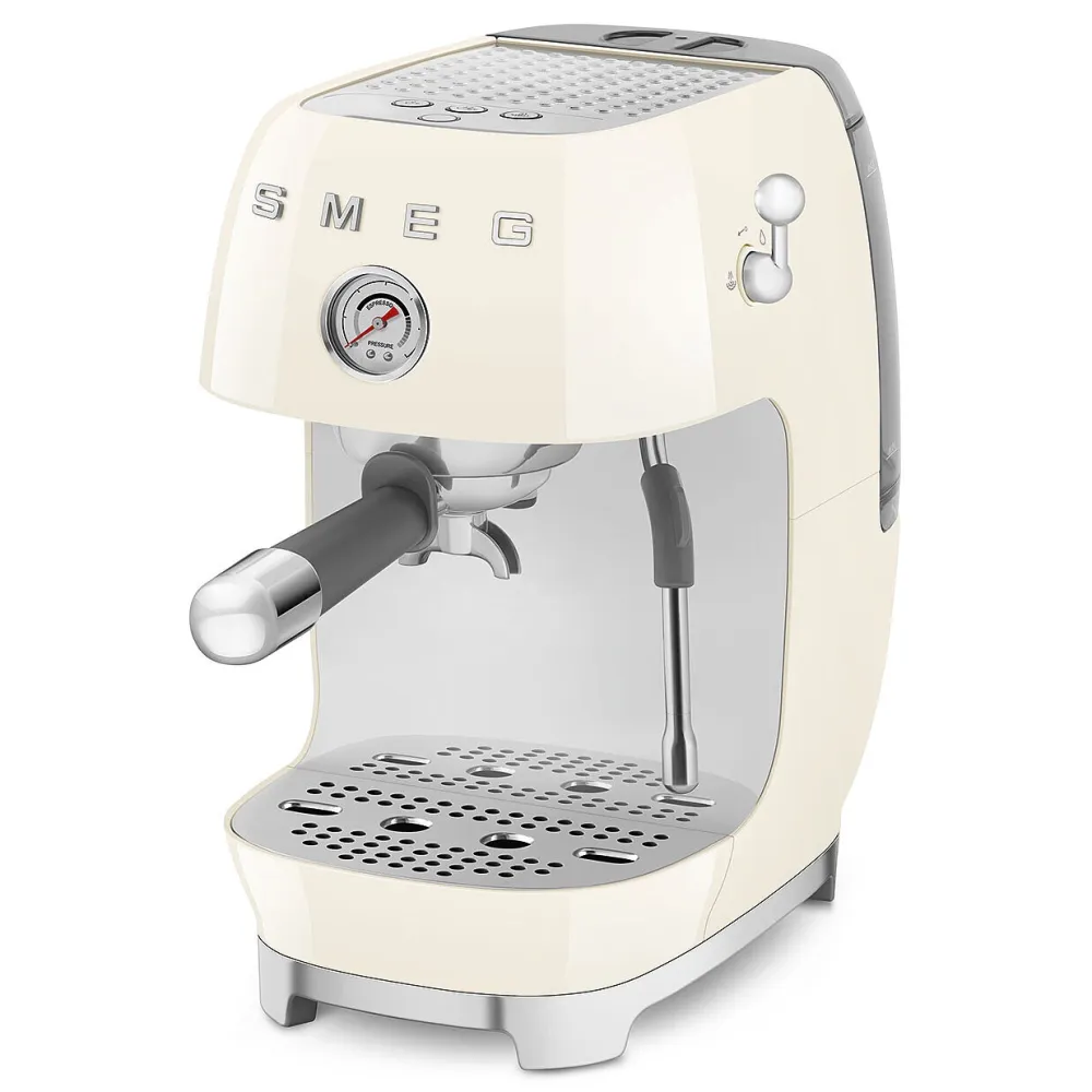 Smeg Espresso koffiemachine ECF03CREU 50's Style Crème Clearance