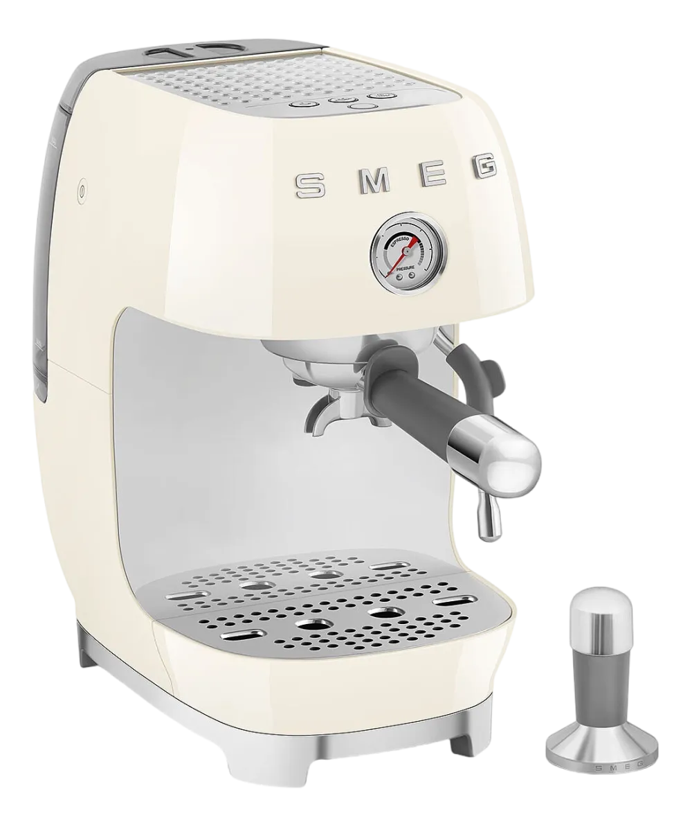 Smeg Espresso koffiemachine ECF03CREU 50's Style Crème Clearance
